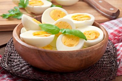 boiled eggs