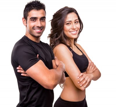 fit man and woman