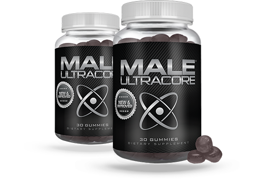 Bottle of Male UltraCore Male Testosterone Booster