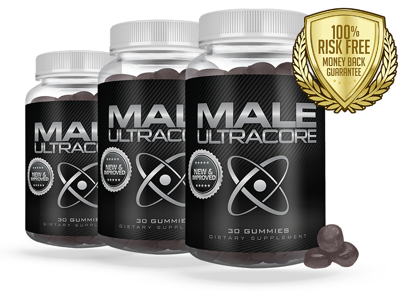 Bottle of Male UltraCore Male Testosterone Booster